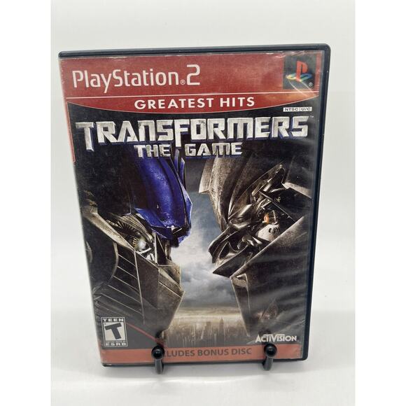 Transformers: The Game PS2 CIB Complete In Box w/ Manual SONY PLAYSTATION 2 - Picture 1 of 10